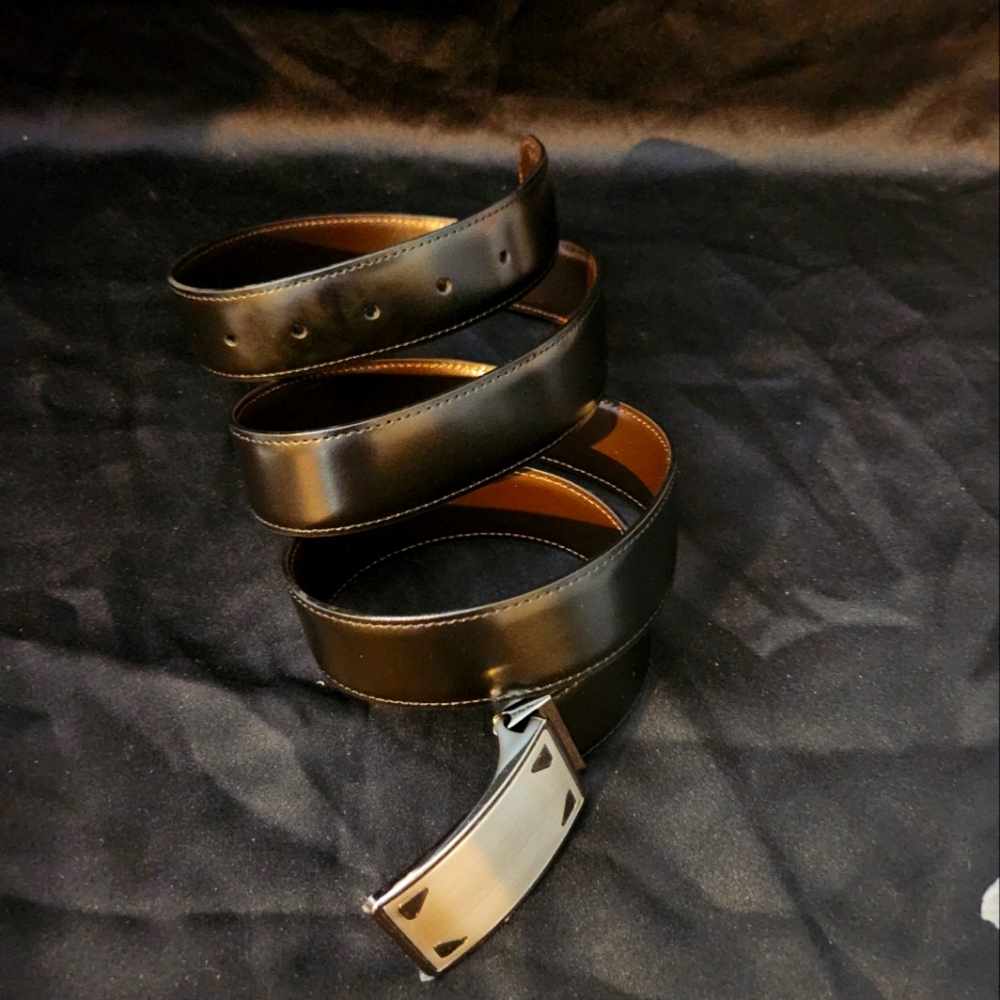 HS selection Leather Belt l/xl 40
